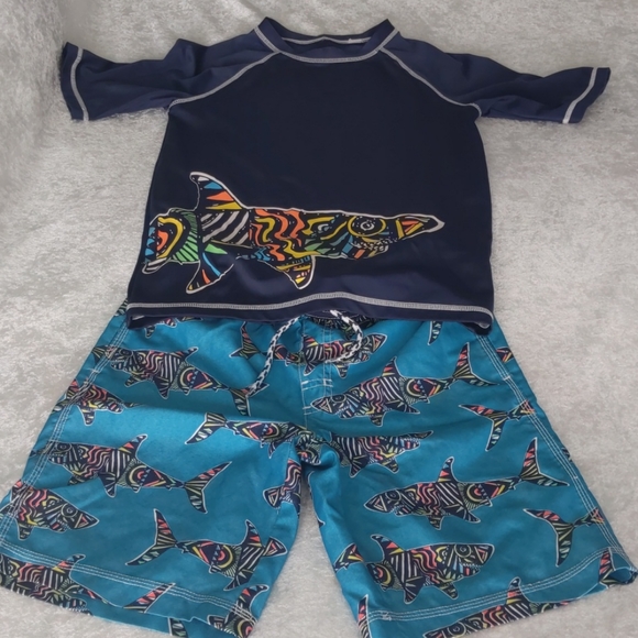 Gymboree boys bathing suits sets size 10-12 GUC - Picture 11 of 11